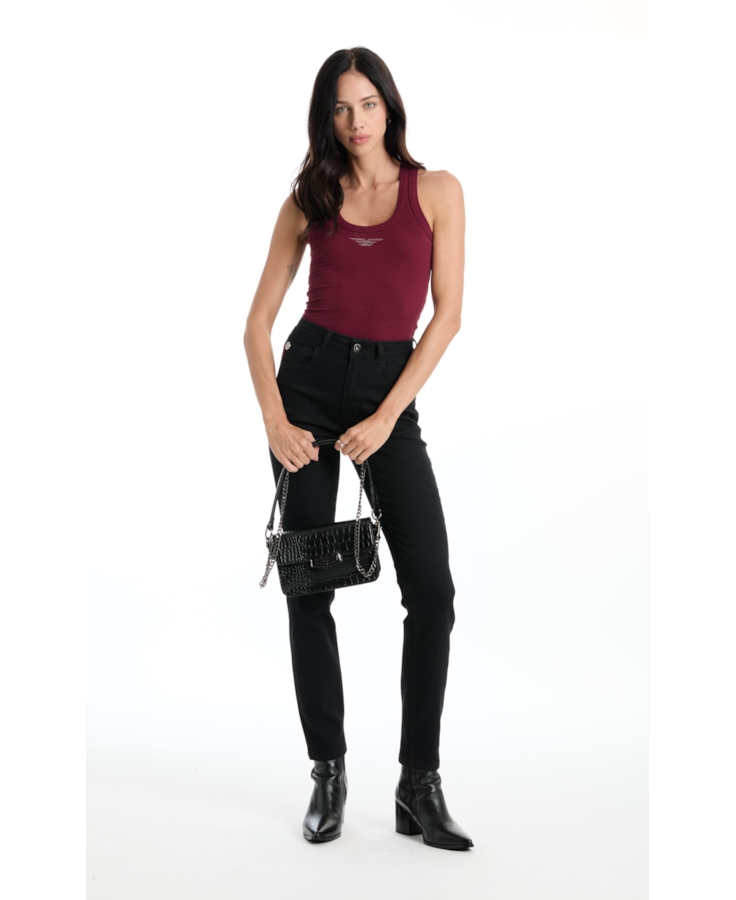 Calça Blend Black Gisele Skinny Lav.Amaciado