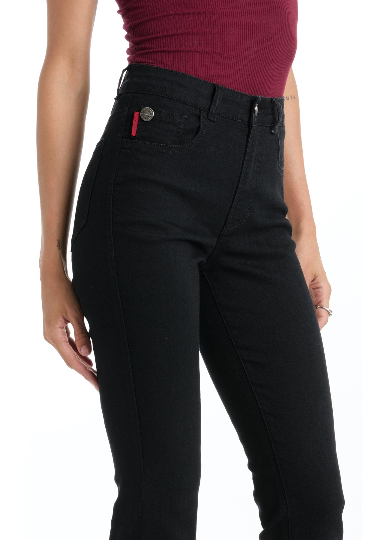 Calça Blend Black Gisele Skinny Lav.Amaciado