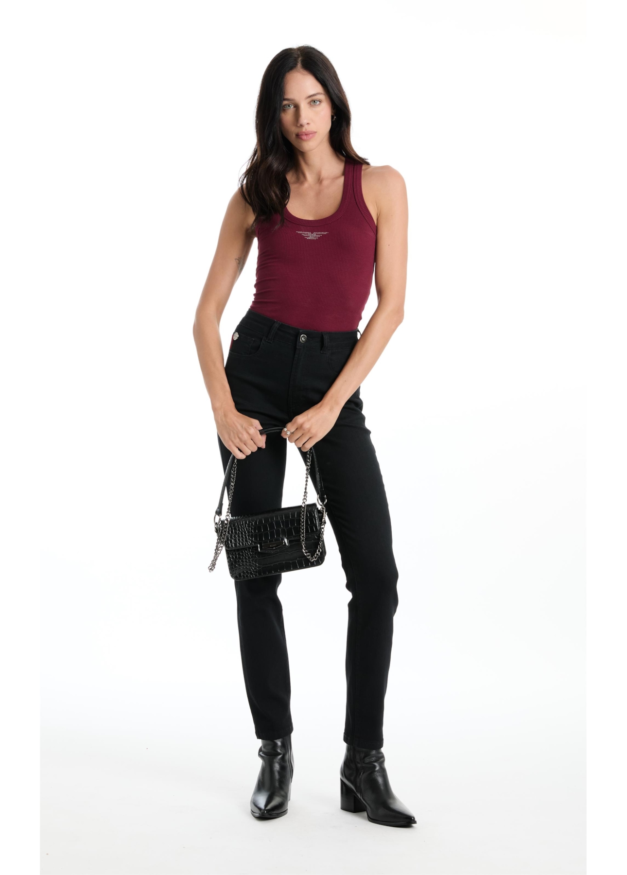 Calça Blend Black Gisele Skinny Lav.Amaciado