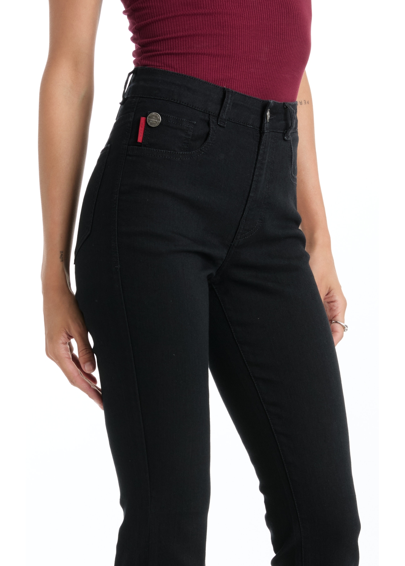 Calça Blend Black Gisele Skinny Lav.Amaciado