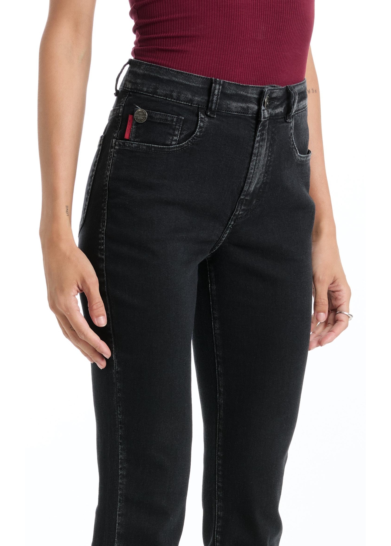 Calça Blend Black Gisele Skinny Lav.Black