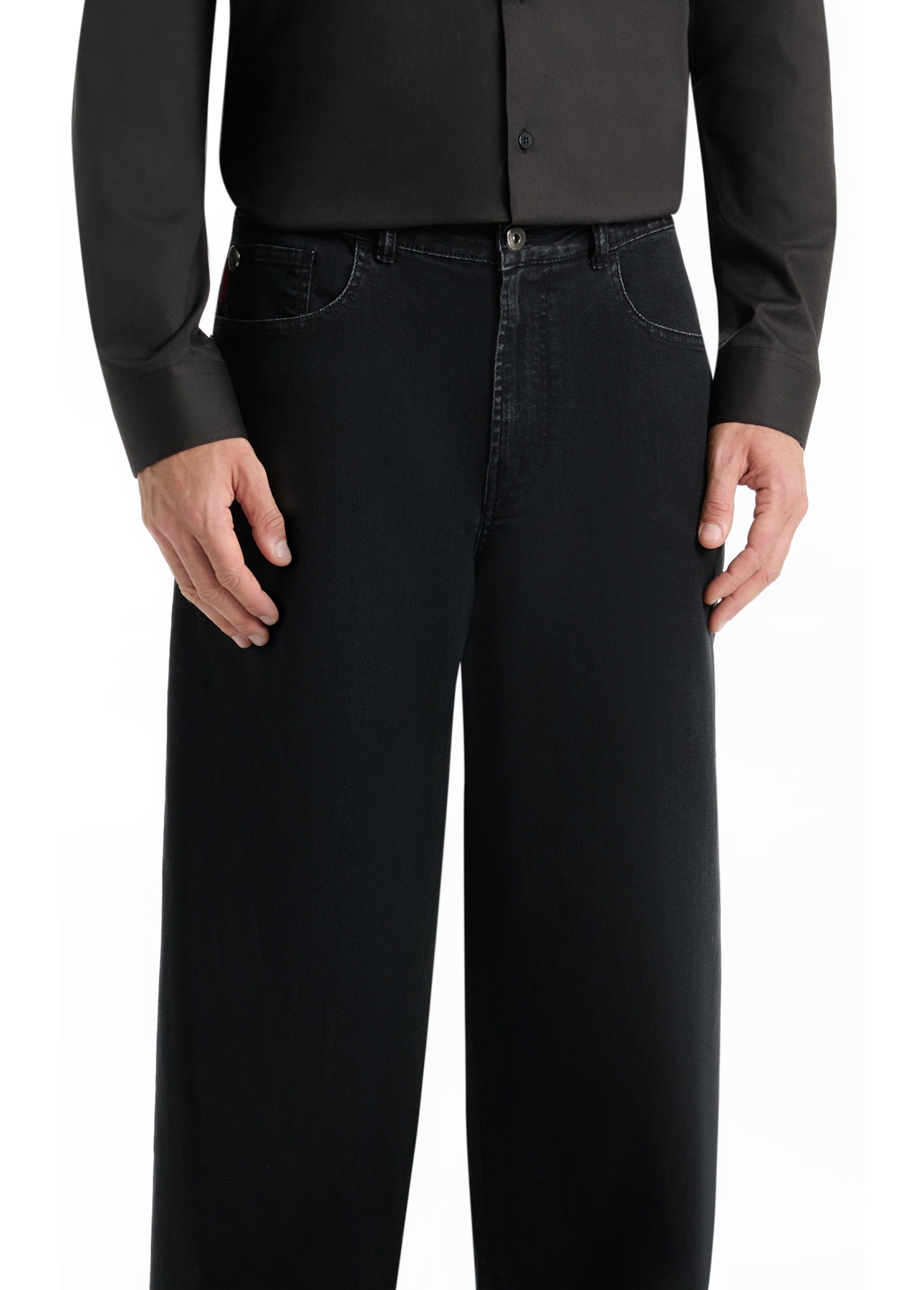 Calça Blend Black Wide Leg Lav.Black