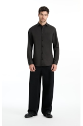 Calça Blend Black Wide Leg Lav.Black