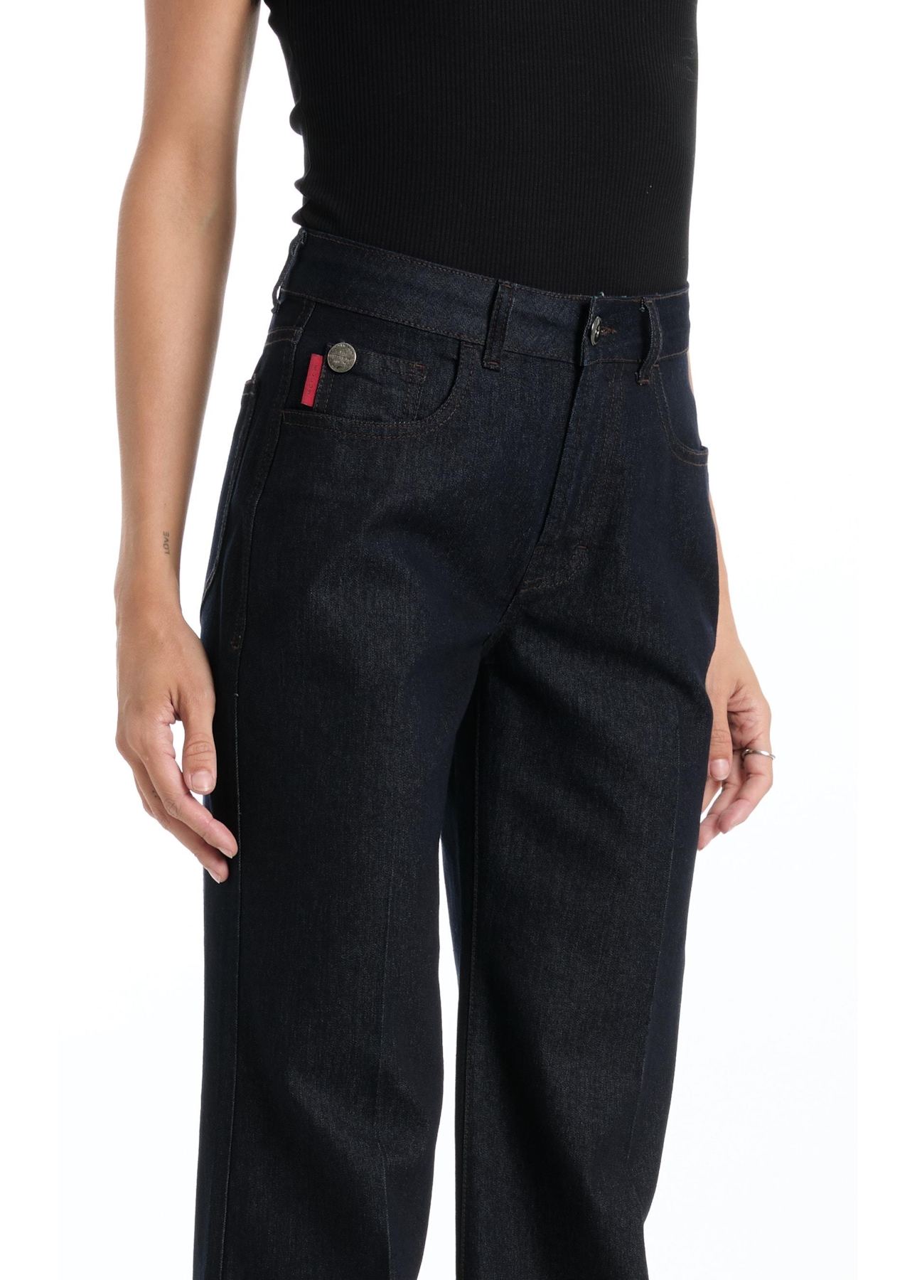 Calça Blend Blue Gisele Patheph  Lav. Amaciado
