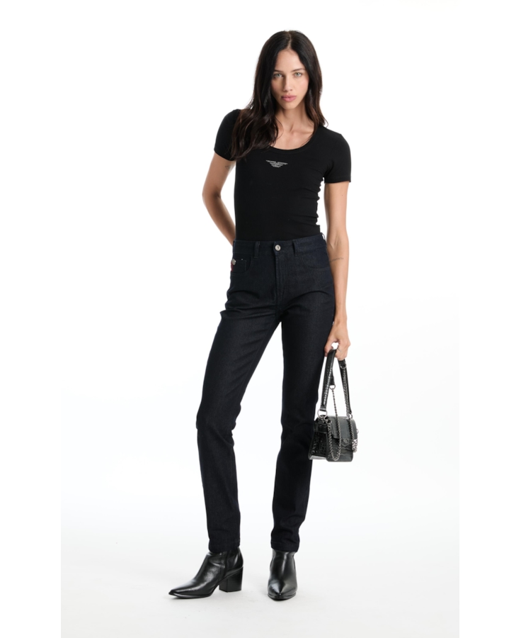 Calça Blend Blue Gisele Skinny Lav.Amaciado