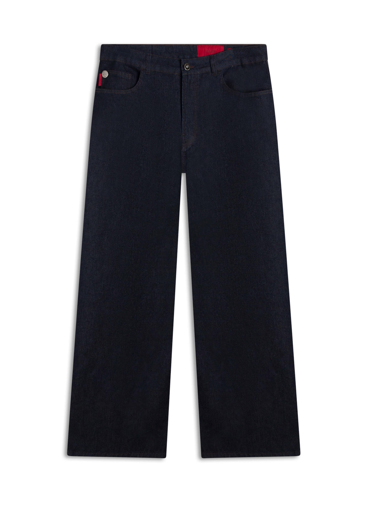 Calça Blend Blue Wide Leg Five Lav. Amaciado