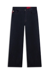 Calça Blend Blue Wide Leg Five Lav. Amaciado