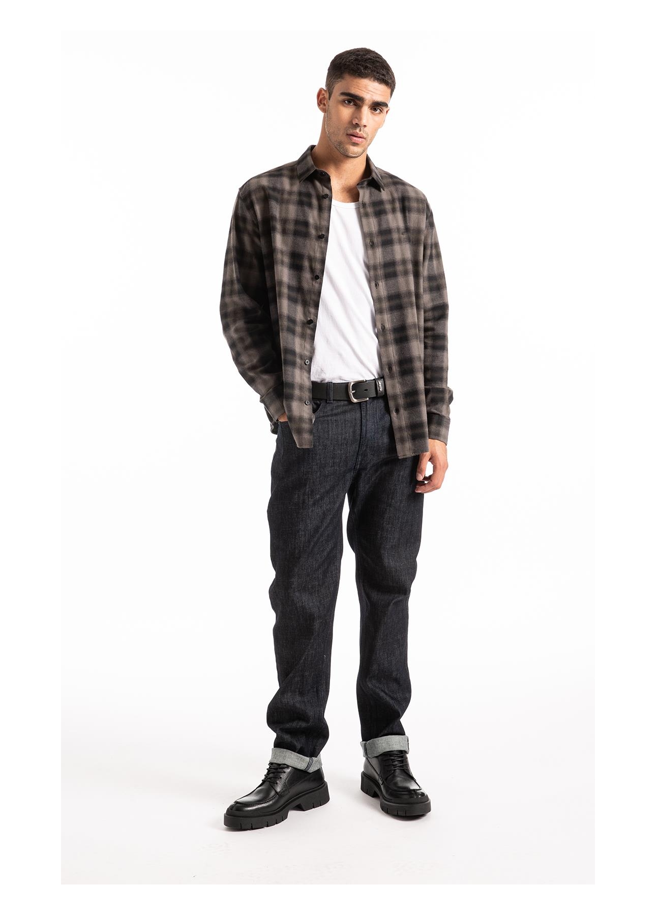 Calça Blue Cross Slim 36.Lav.Amaciado C/Resina