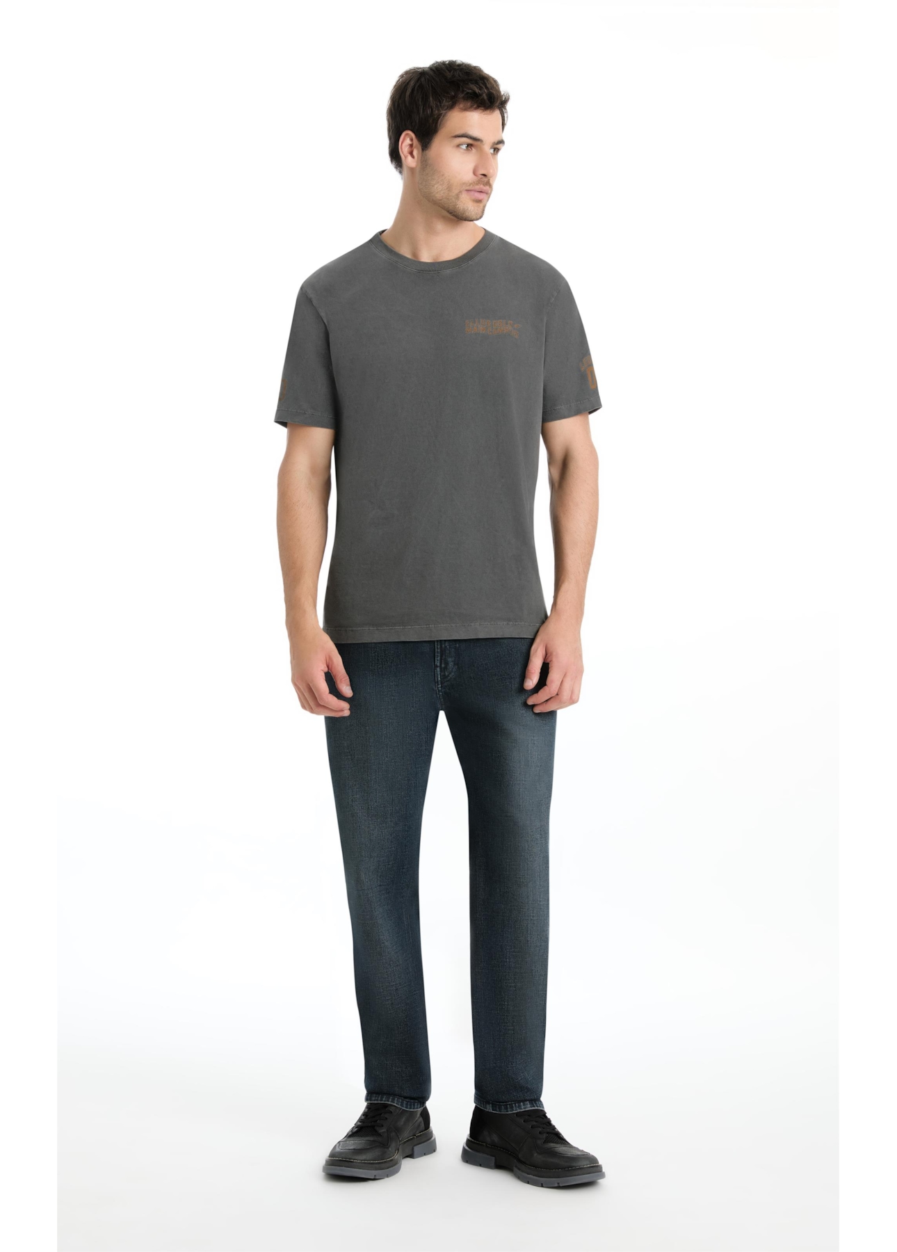 Calça Blue Cross Slim Lav. Escuro