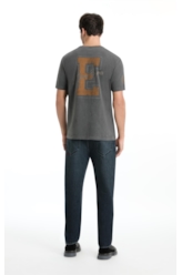 Calça Blue Cross Slim Lav. Escuro