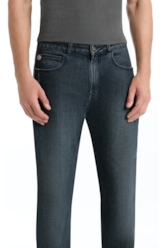 Calça Blue Cross Slim Lav. Escuro