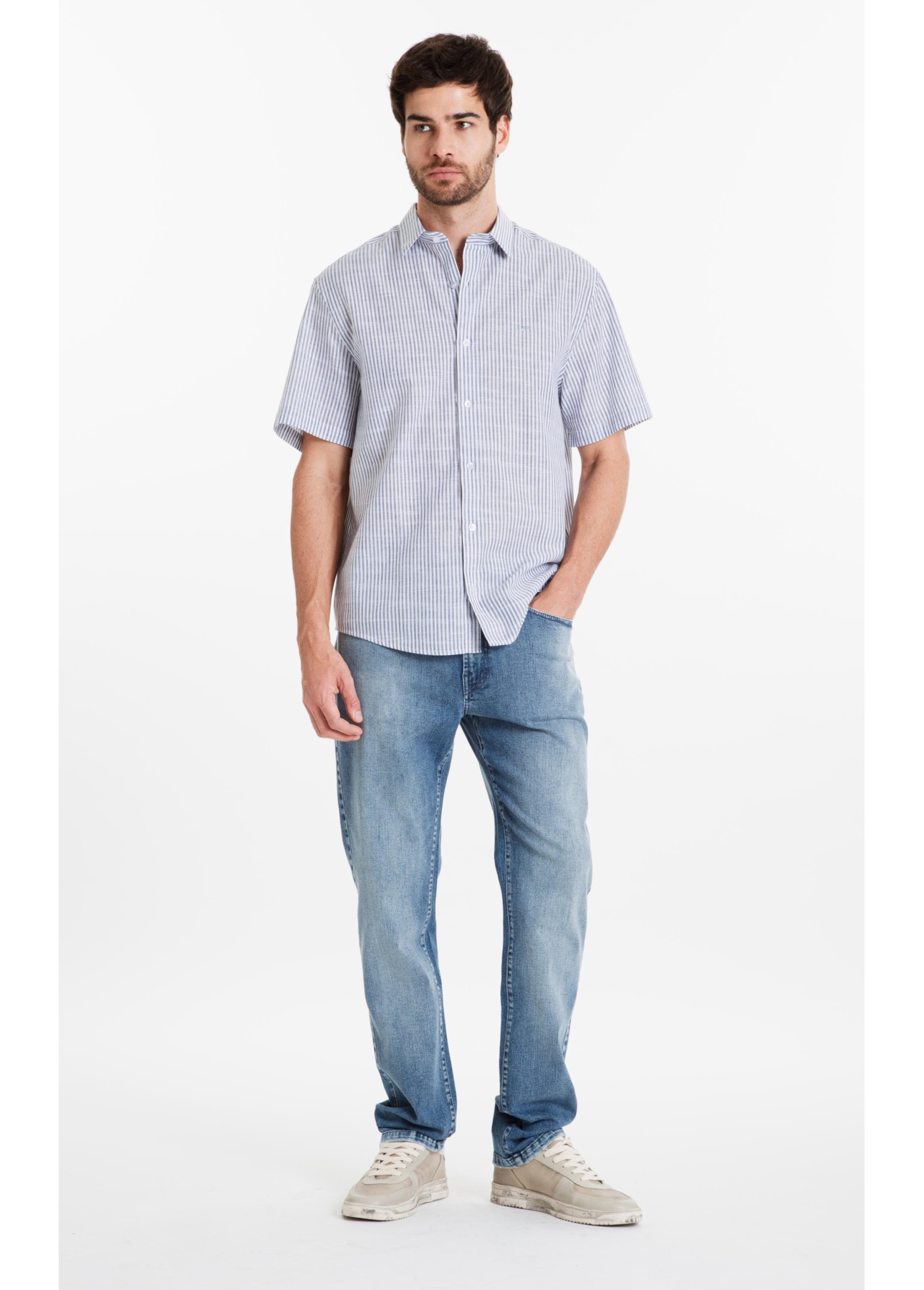 Calça Blue Regen Slim Lav. Claro