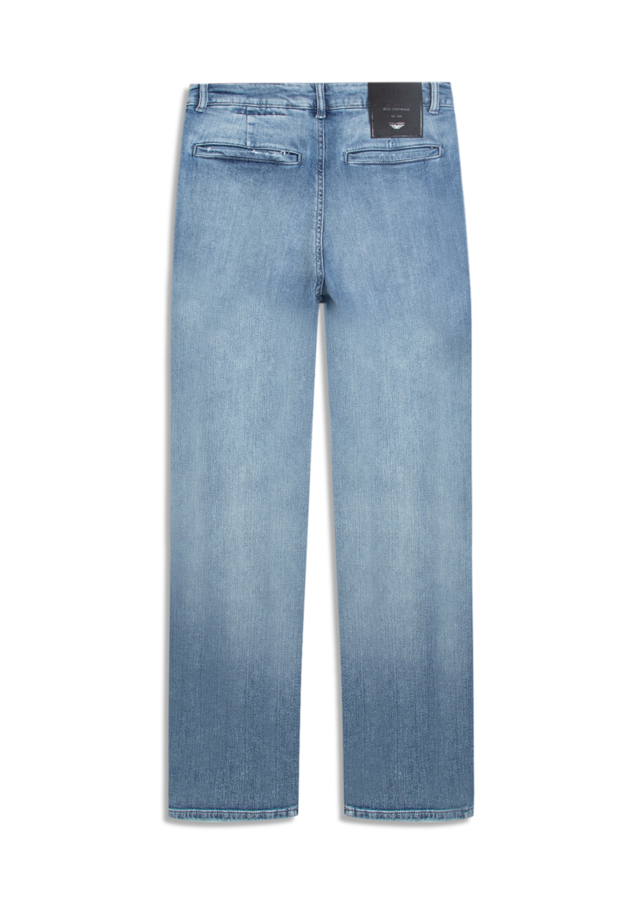 Calça Blue Stretch  Reta Preppy Lav. Claro