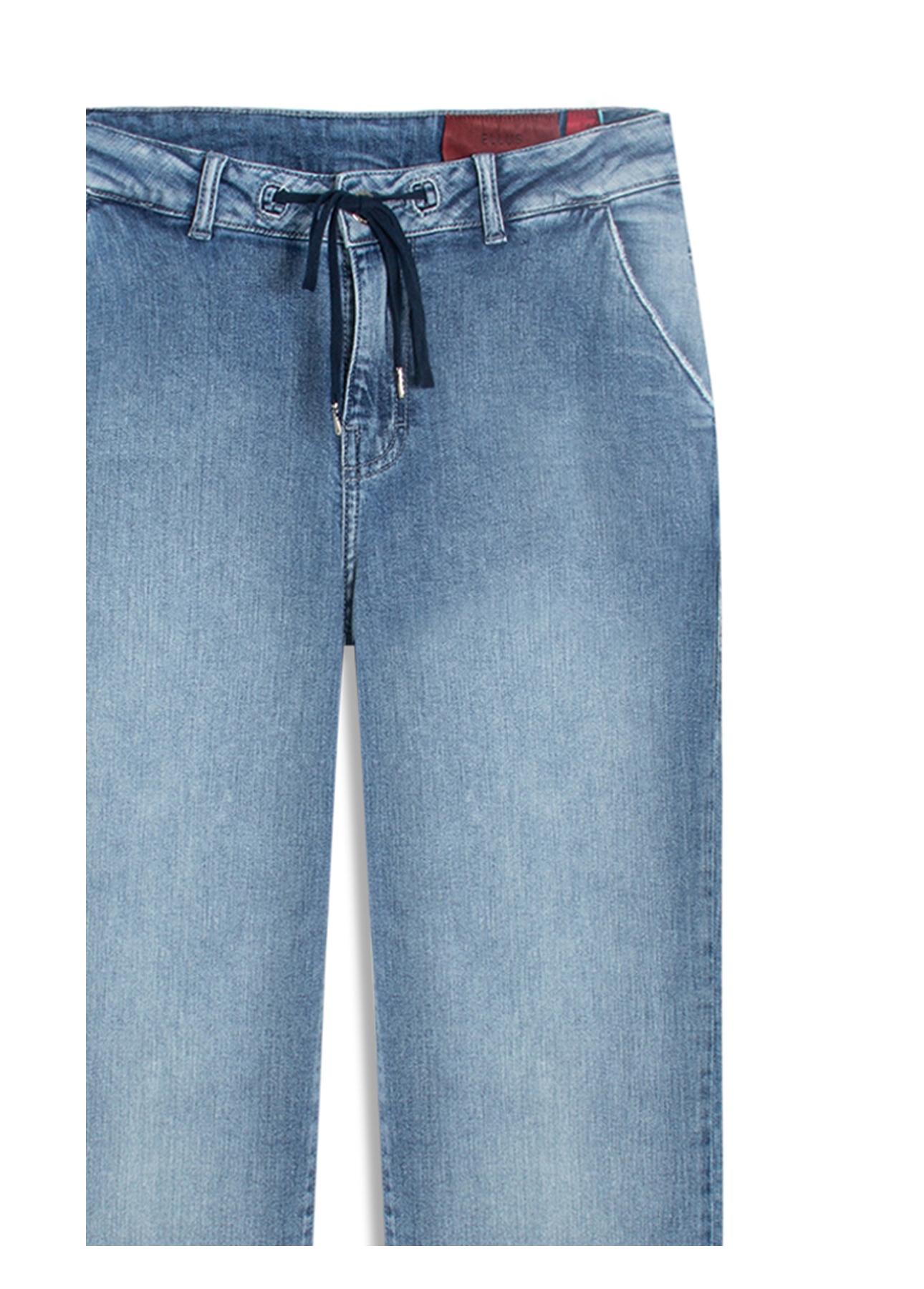 Calça Blue Stretch  Reta Preppy Lav. Claro
