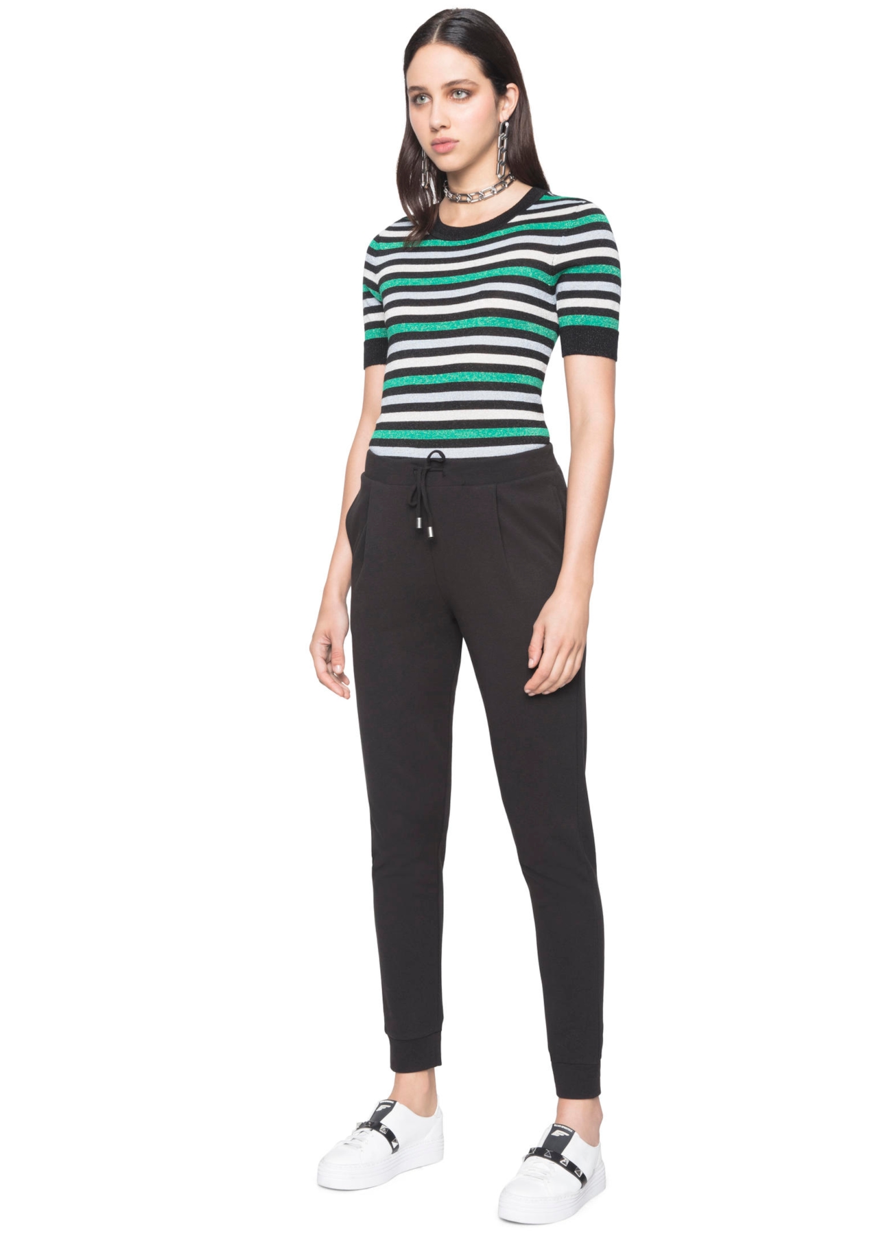 Calça Bolso Amarração Preto