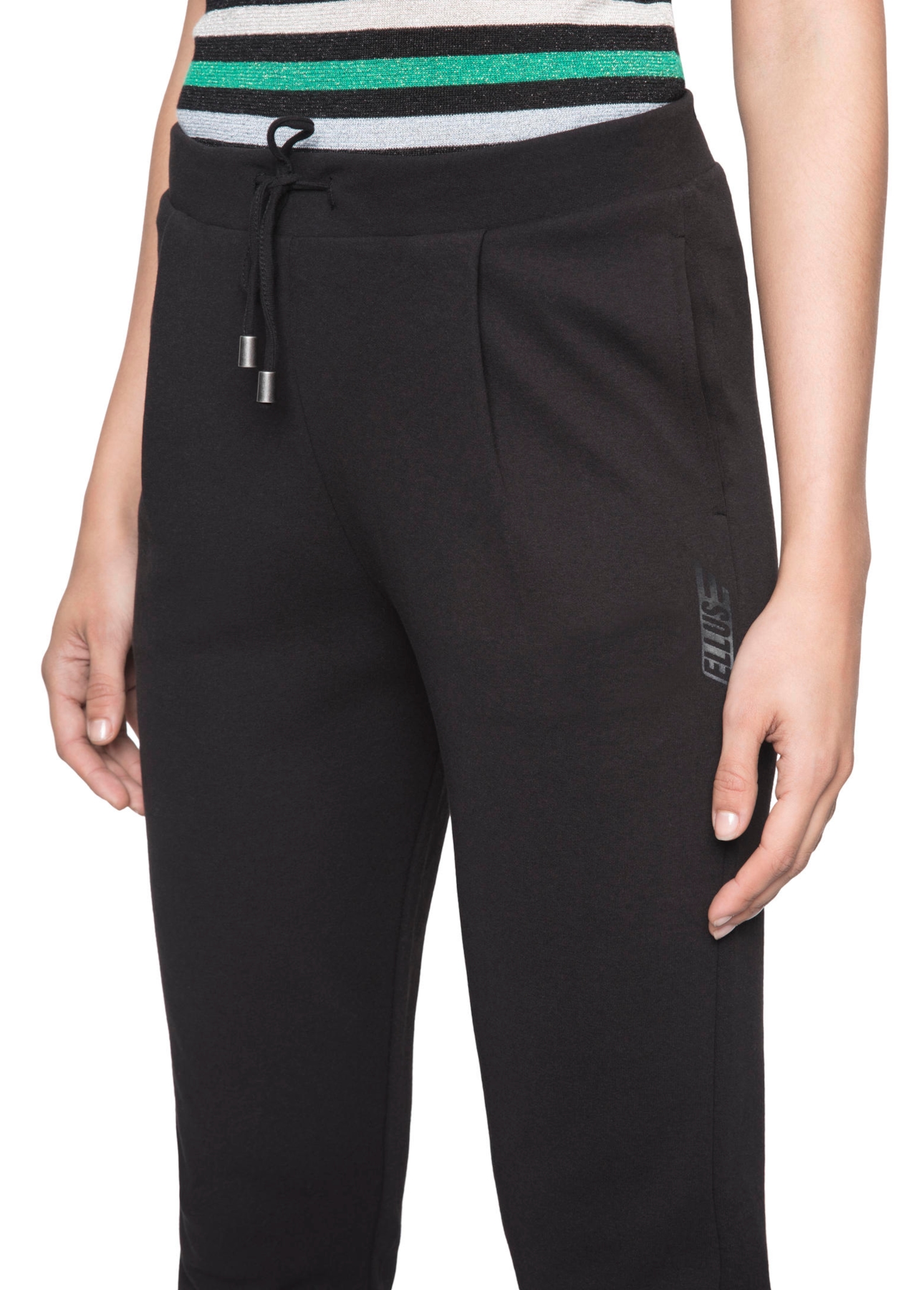 Calça Bolso Amarração Preto