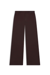 Calça Broken Wideleg Dark Brown