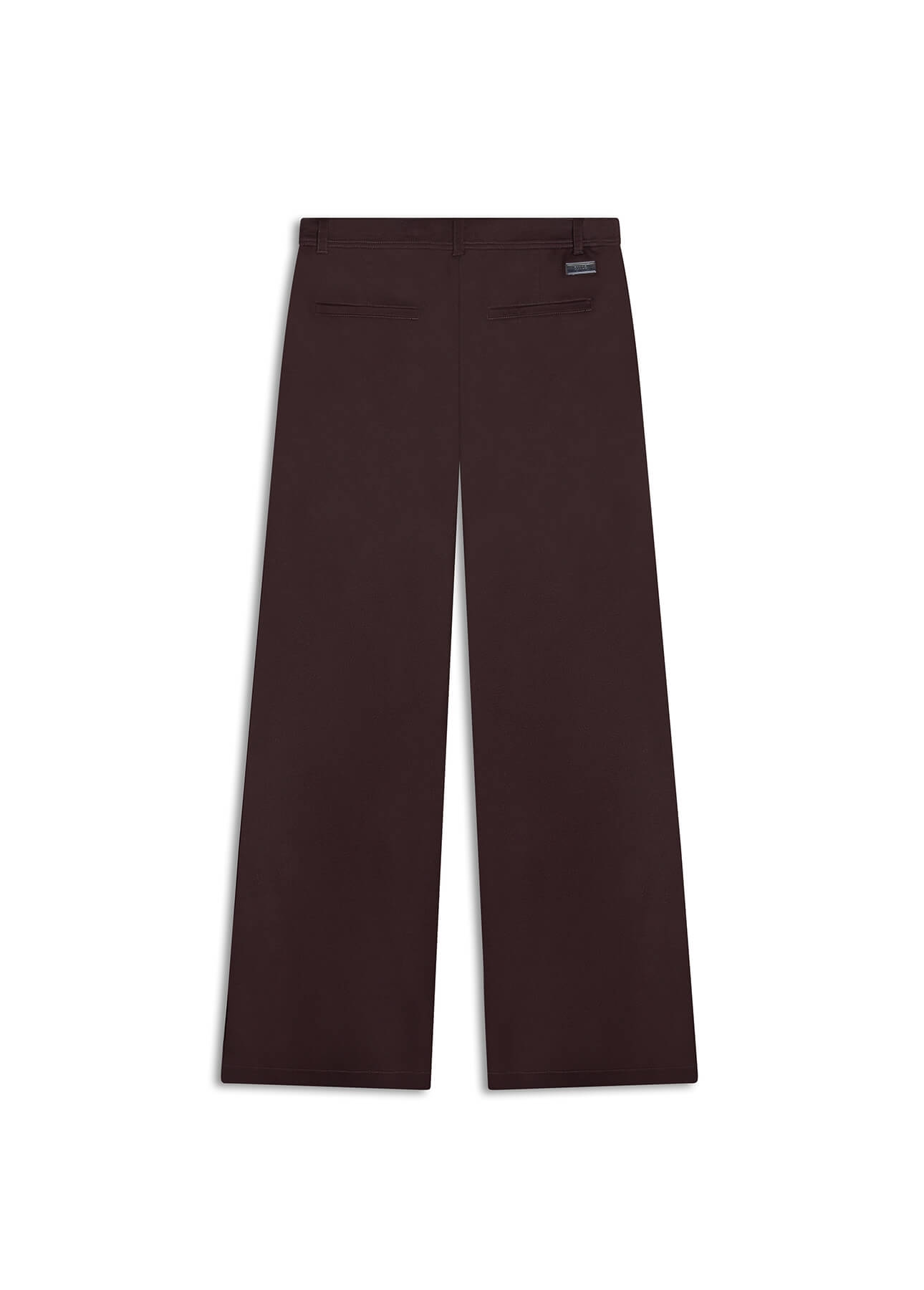 Calça Broken Wideleg Dark Brown