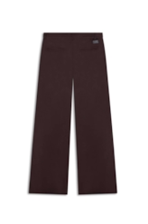 Calça Broken Wideleg Dark Brown