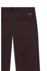 Calça Broken Wideleg Dark Brown