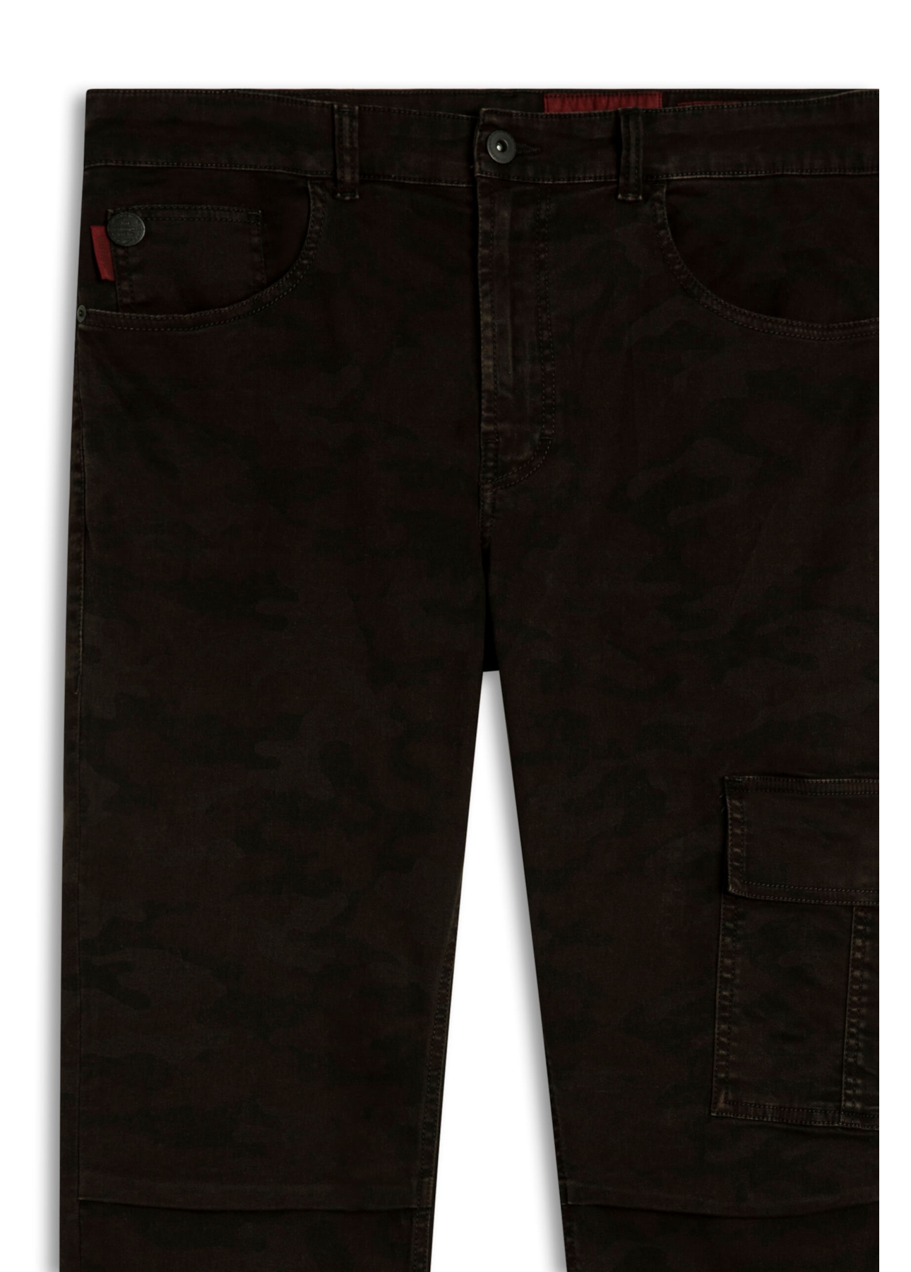 Calça Camouflage Color Cargo Grafite