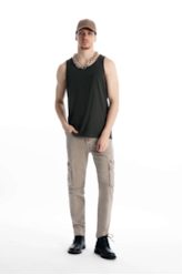 Calça Canvas Original Cargo Slim Husk