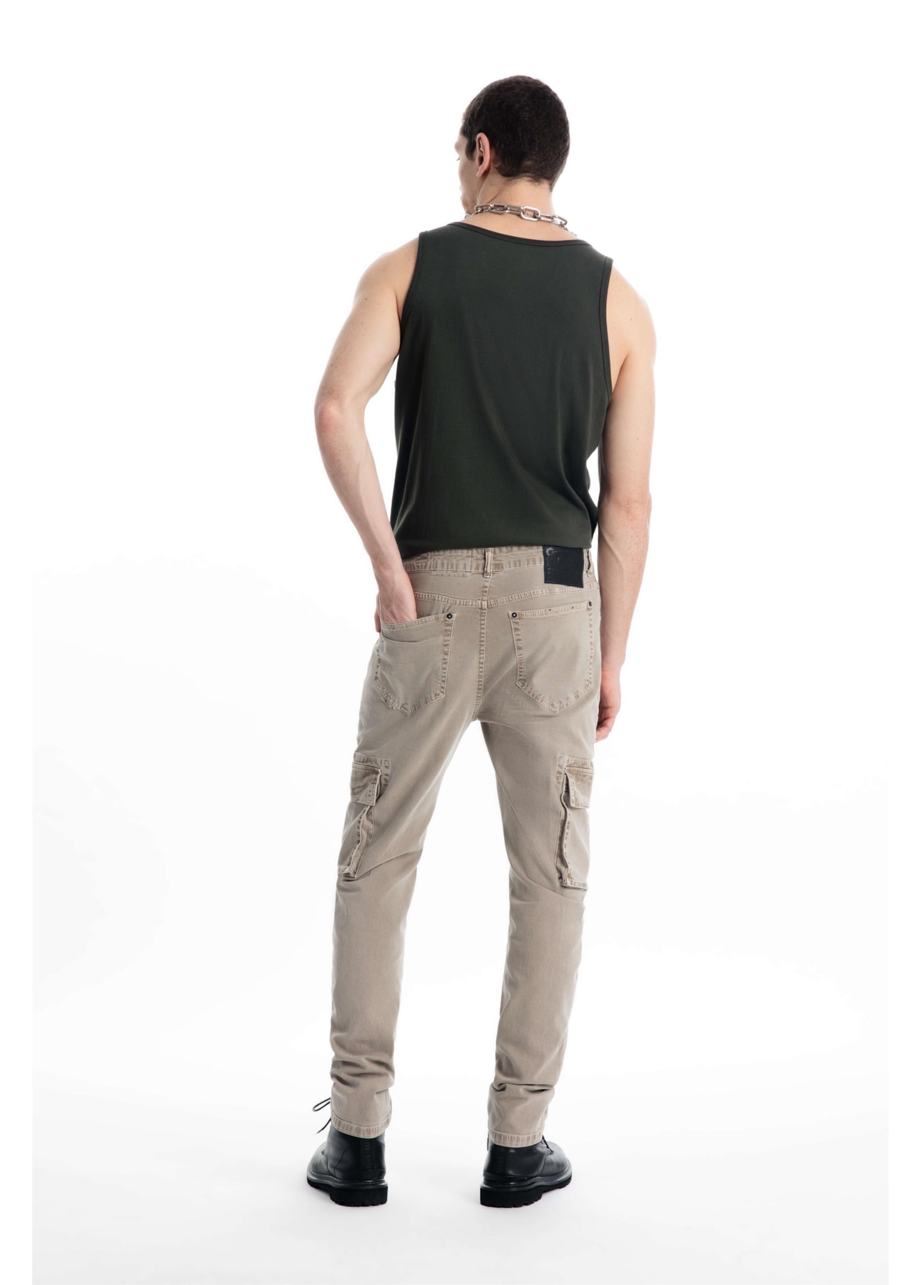 Calça Canvas Original Cargo Slim Husk