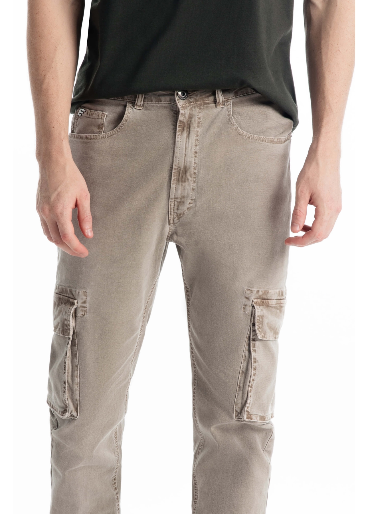 Calça Canvas Original Cargo Slim Husk