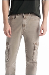 Calça Canvas Original Cargo Slim Husk