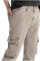 Calça Canvas Original Cargo Slim Husk