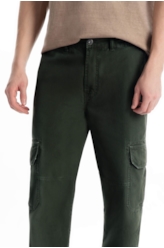 Calça Canvas Original Skate Cargo Verde Militar