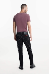 Calça Cargo Heavy Black 2001-Lav.Black C/ Luva