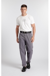 Calça Chevalier Baggy Cinza Claro