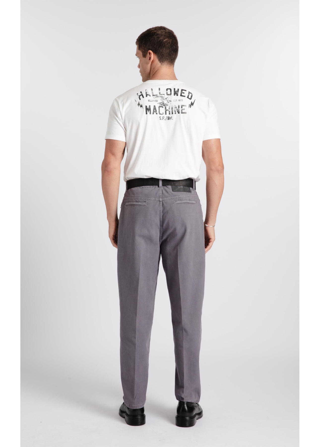 Calça Chevalier Baggy Cinza Claro