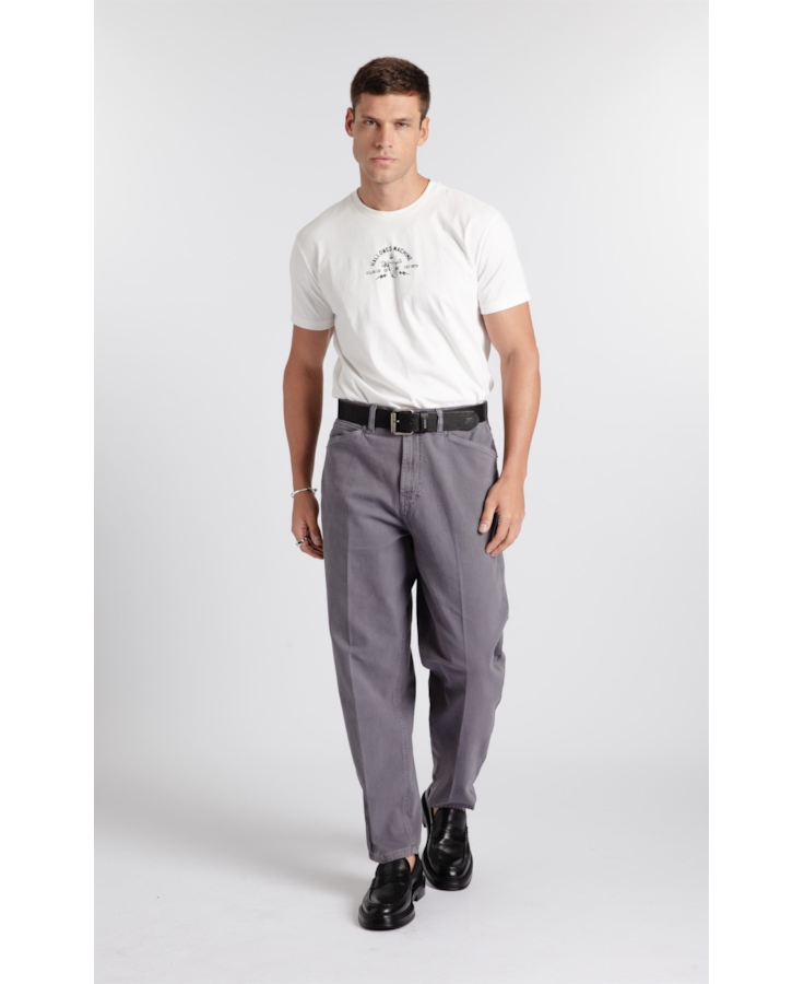 Calça Chevalier Baggy Cinza Claro