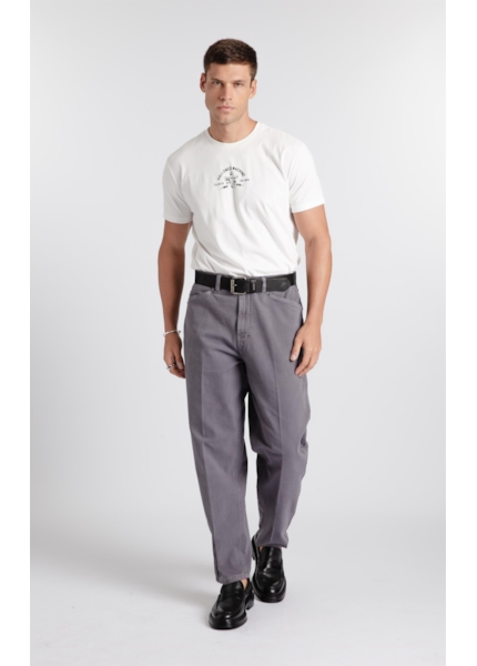 Calça Chevalier Baggy Cinza Claro