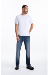 Calça Classic Denim Elastic Boot Cut Lav.Escuro
