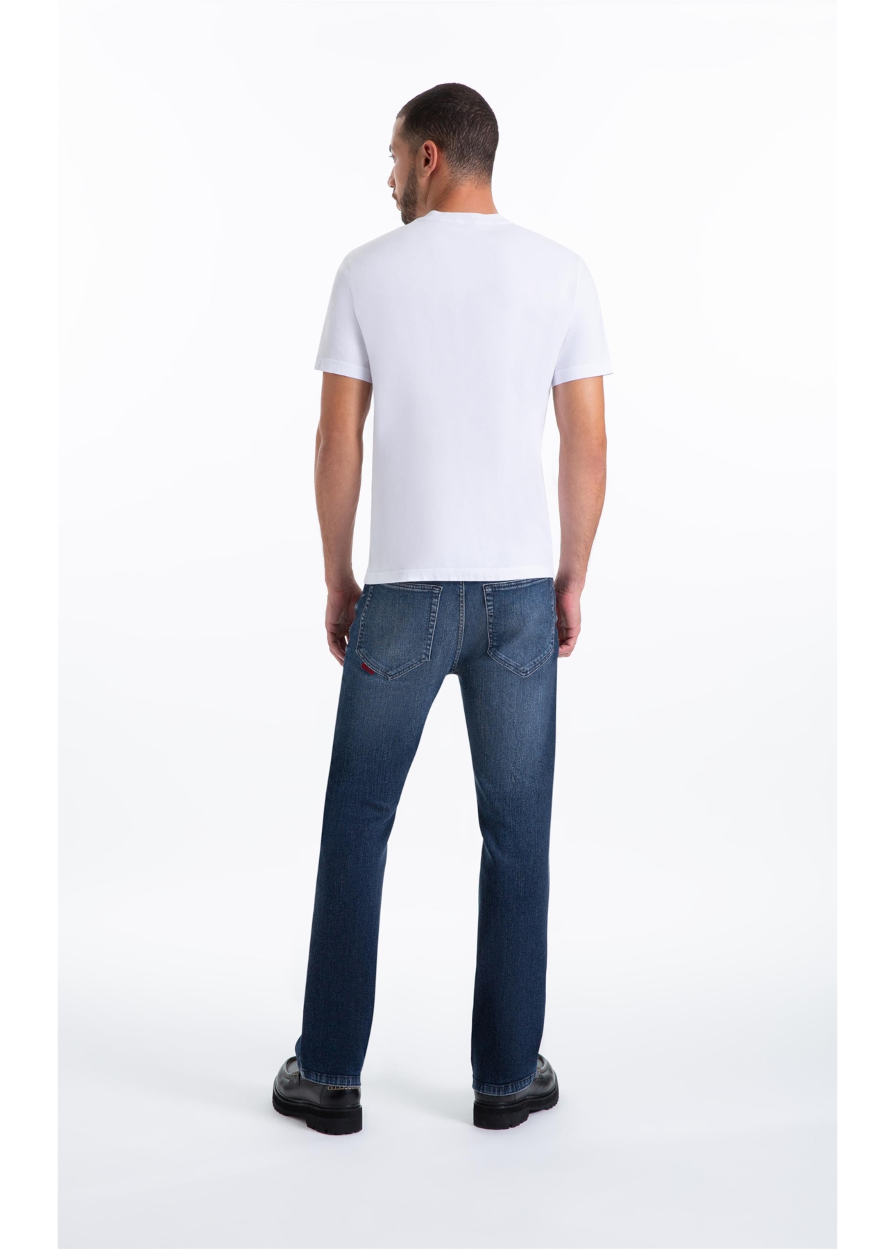 Calça Classic Denim Elastic Boot Cut Lav.Escuro