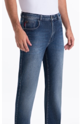 Calça Classic Denim Elastic Boot Cut Lav.Escuro
