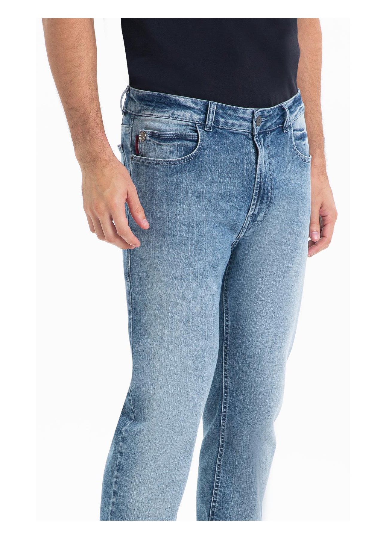 Calça Classic Denim Elastic Classic 5 Pocket Lav.Medio C/Used