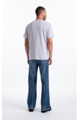 Calça Classic Denim Elastic Flare 5 Pockets 2154-Lav.Claro C/ Tie Dye