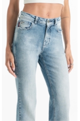 Calça Classic Denim Elastic Flare Lav.Claro
