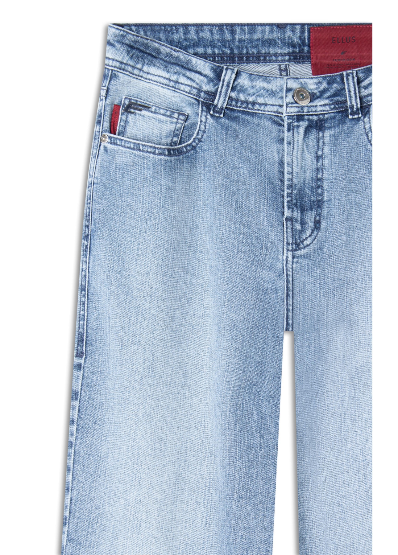 Calça Classic Denim Elastic Reta Lav.Claro