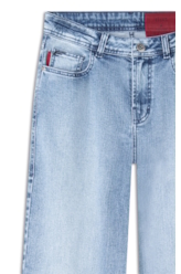 Calça Classic Denim Elastic Reta Lav.Claro