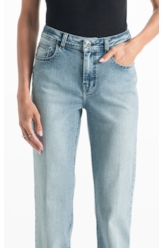 Calça Classic Denim Elastic Reta Lav.Claro