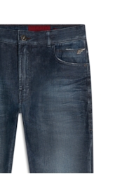 Calça Classic Denim Elastic Skinny 2036-Lav.Escuro C/Used