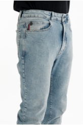 Calça Classic Denim Elastic Slim Lav.Delave Com  Matiz