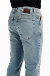 Calça Classic Denim Elastic Slim Lav.Delave Com  Matiz