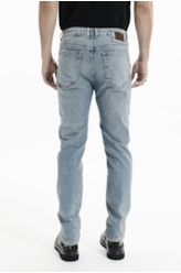 Calça Classic Denim Elastic Slim Lav.Delave Com  Matiz