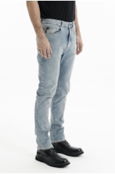 Calça Classic Denim Elastic Slim Lav.Delave Com  Matiz